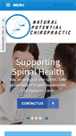 Mobile Screenshot of naturalpotentialchiropractic.com